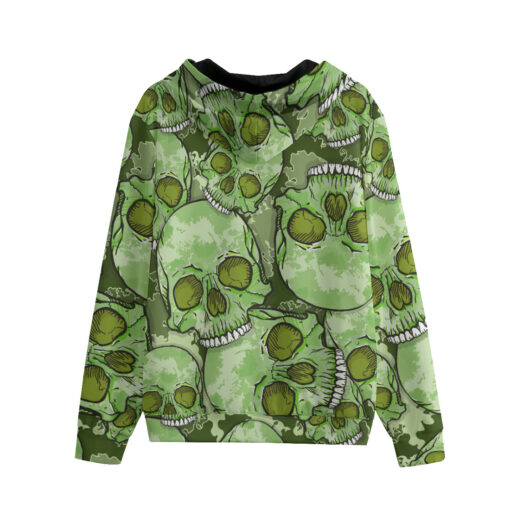 Green Skulls Camouflage Men's Tracksuit - Image 2