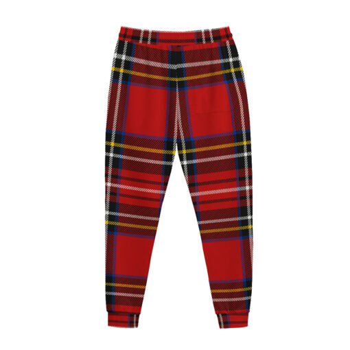 Classic Red Tartan Men's Tracksuit - Image 3