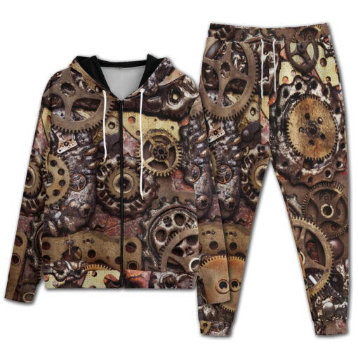 Steampunk Gears Men's Tracksuit