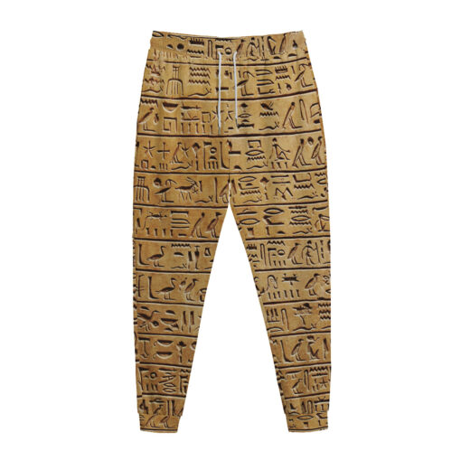 Egyptian Hieroglyphs Stone Sweatpants