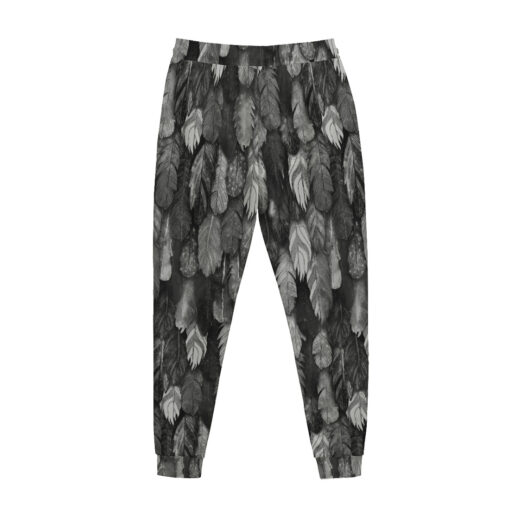 Black Feathers Plumage Sweatpants - Image 2