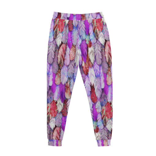 Colorful Feathers Plumage Sweatpants - Image 2