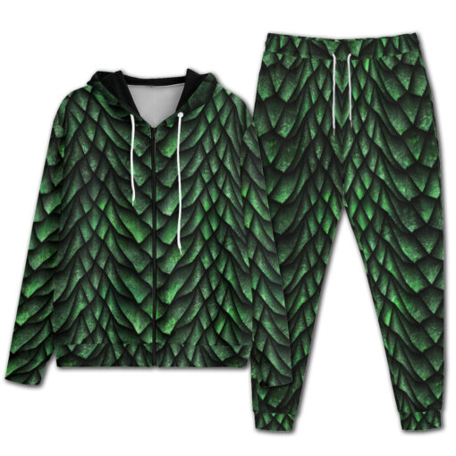 Green Dragon Scales Men's Tracksuit