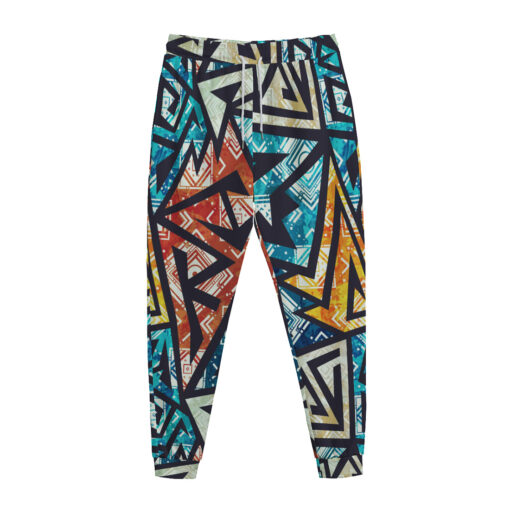 Geometric Pattern Sweatpants