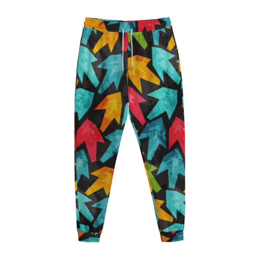 Grunge Colored Arrows Sweatpants