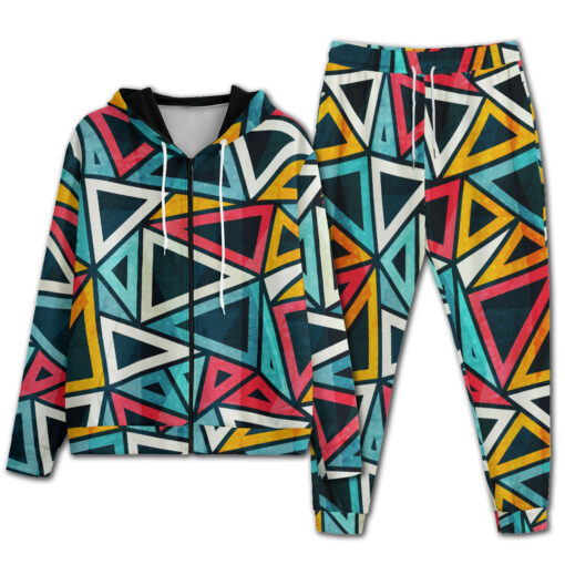 Retro Triangles Men's Tracksuit