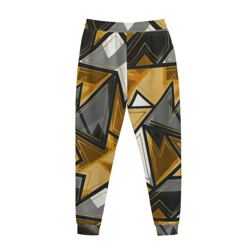 Gold Geometric Men's Tracksuit - Image 3