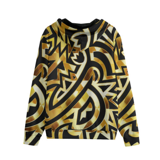 Gold Tribal Art Men's Tracksuit - Image 2