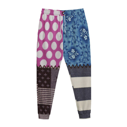 Cloth Patchwork Sweatpants