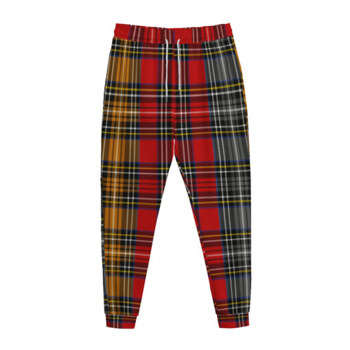 Multicolor Checkered Sweatpants