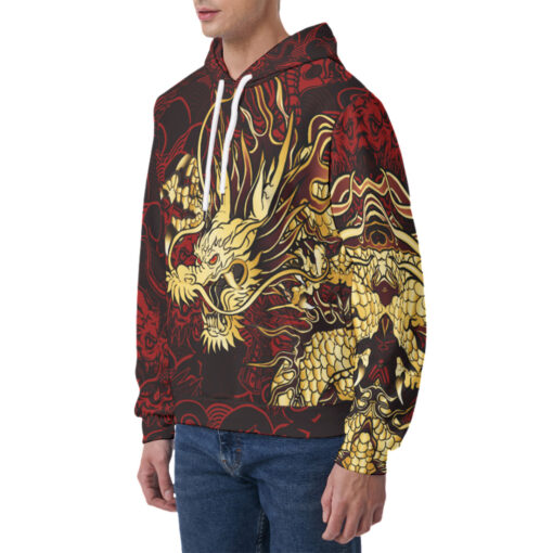 Golden Dragon Men's Hoodie - Image 3