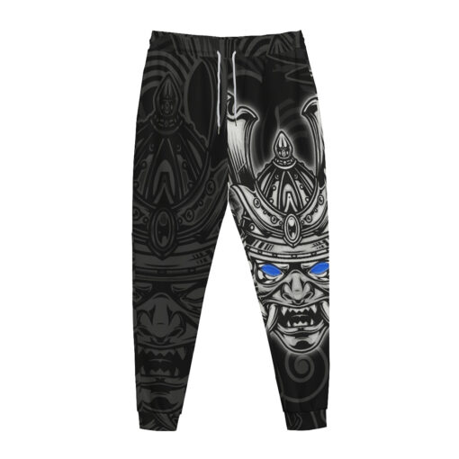 Scary Samurai Warrior Mask Sweatpants