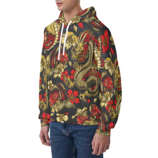 Vintage Japanese Fantasy Men's Hoodie - Image 3