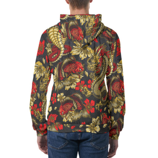 Vintage Japanese Fantasy Men's Hoodie - Image 4