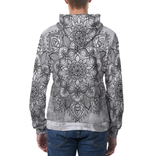 Ethnic Tribal Totem Elephant Men's Hoodie - Image 4