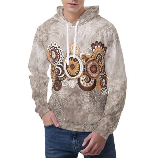 Henna Element Style Men's Hoodie