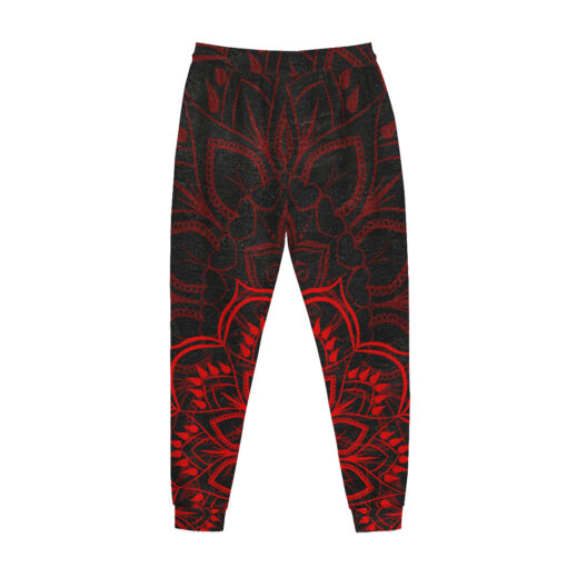 Red Mandala And Butterfly Men's Tracksuit - Image 3