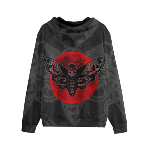 Deaths Head Hawk Moth Zip Up Hoodie - Image 2