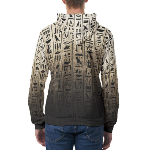 Egyptian Pyramid Eye Of Horus Men's Hoodie - Image 4