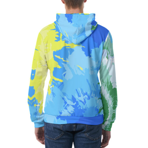 Colorful Lemur Head Men's Hoodie - Image 4