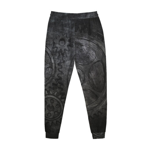 Gray Steampunk Skull Men's Tracksuit - Image 3