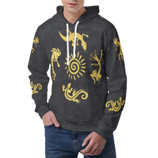 Kokopelli Figures Men's Hoodie