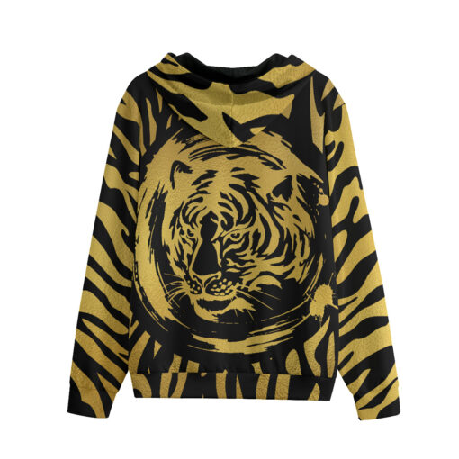 Gold Tiger on Black Men's Tracksuit - Image 2