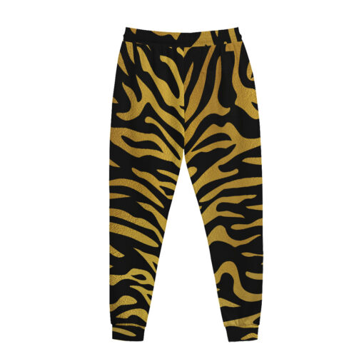 Gold Tiger on Black Men's Tracksuit - Image 3