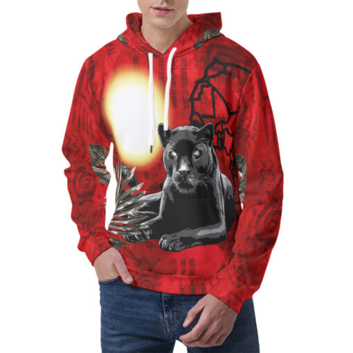 African Black Panther Men's Hoodie