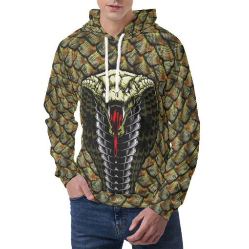 King Cobra Snake Men's Hoodie