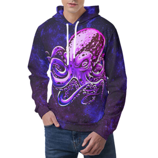 Space Octopus Men's Hoodie