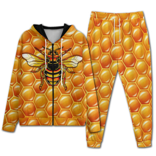 Bees Hexagon Men's Tracksuit