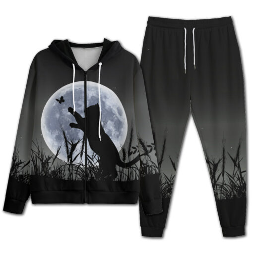 Cute Cat Silhouette Men's Tracksuit