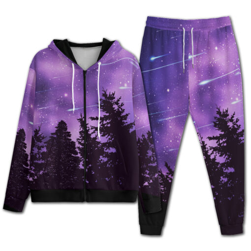 Dark Forest Meteor Shower Men's Tracksuit