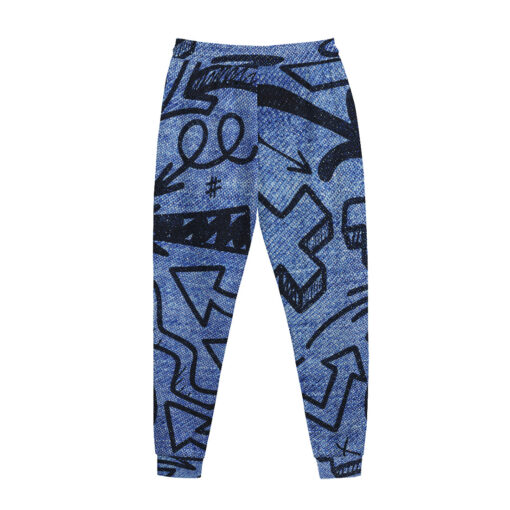 Arrows on Denim Sweatpants - Image 2