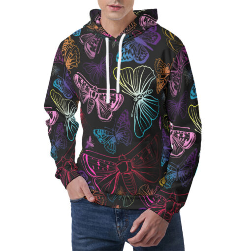 Colorful Butterflies Men's Hoodie