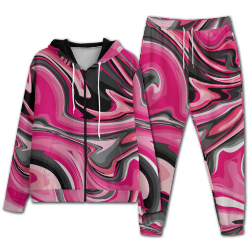 Pink Marble Men's Tracksuit