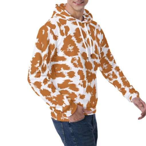 Leopard Texture Art Men's Hoodie - Image 2