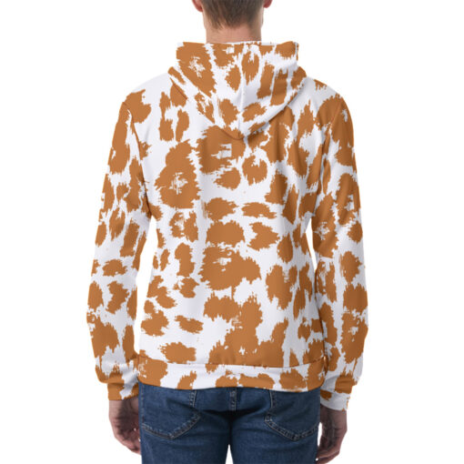 Leopard Texture Art Men's Hoodie - Image 4