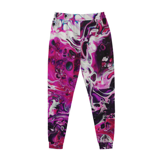 Purple Acrylic Marble Sweatpants - Image 2