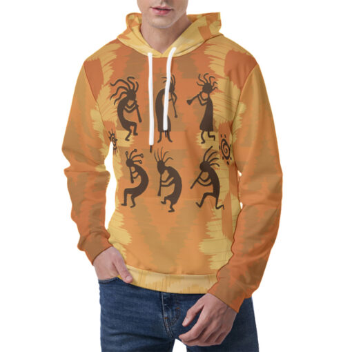 Kokopelli Figures Men's Hoodie