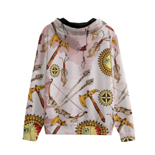 Ethnic American Art Zip Up Hoodie - Image 2