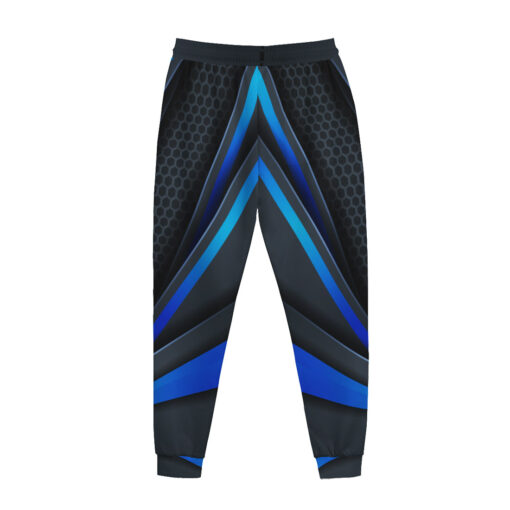 Blue Line Gradient Shapes Sweatpants - Image 2