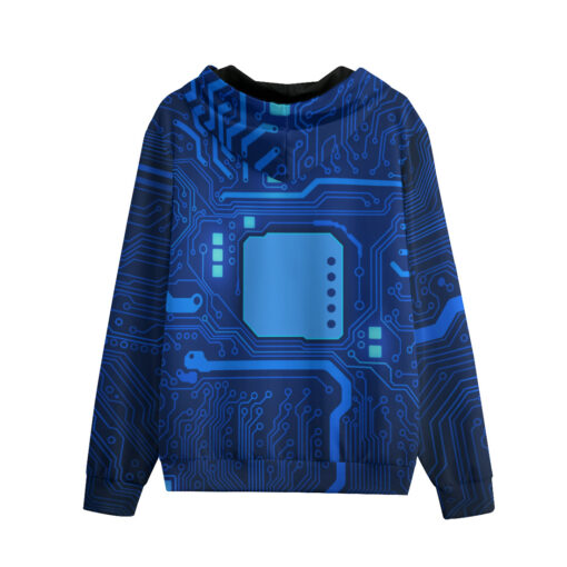 Computer Circuit Board Men's Tracksuit - Image 2