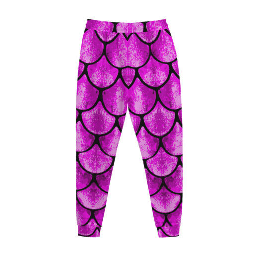 Pink Fish Scales Sweatpants - Image 2