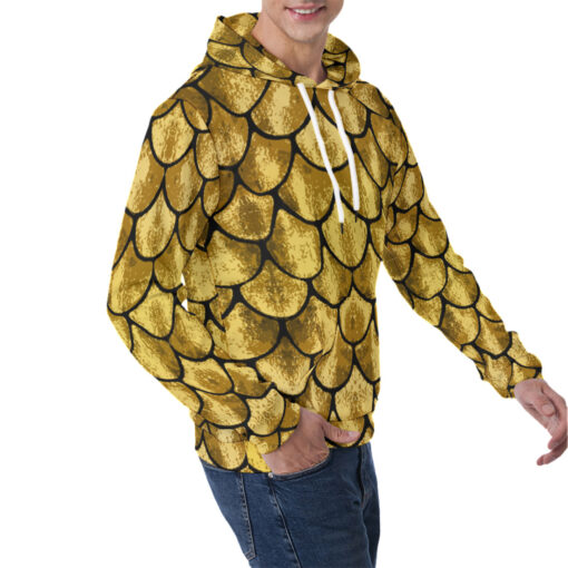 Golden Scales Men's Hoodie - Image 2