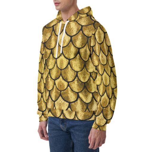 Golden Scales Men's Hoodie - Image 3