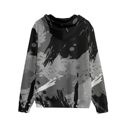 Abstract Gray Grunge Men's Tracksuit - Image 2