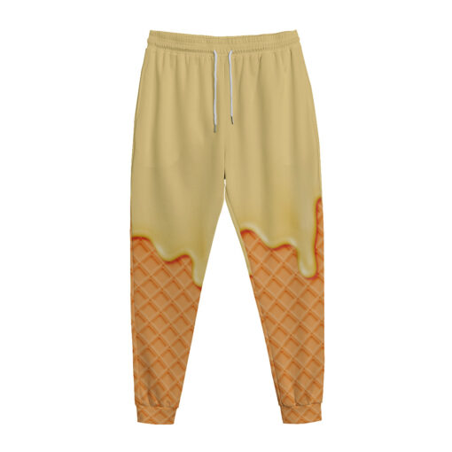 Waffle Melting Cream Sweatpants