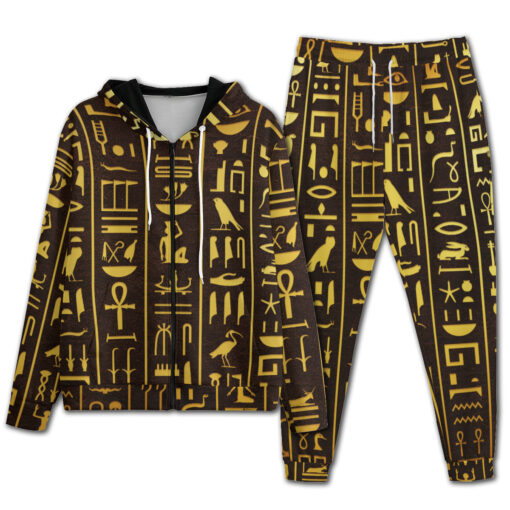 Ancient Egyptian Hieroglyphs Men's Tracksuit